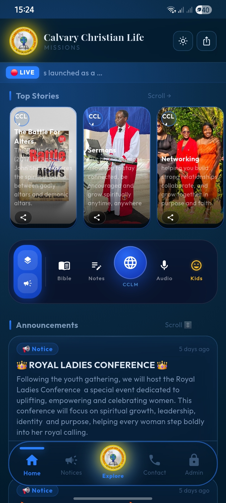 CCLM Church Mobile App
